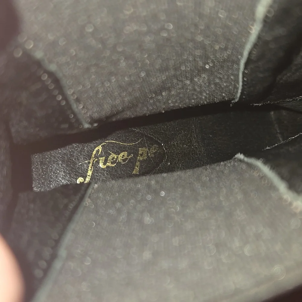 Free People Benson Brown and Black Leather Chelsea Boots - Picture 8 of 10